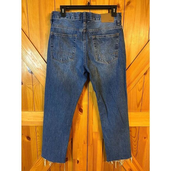 Aeropostale Distressed Medium Wash Relaxed Taper Jeans READ Size 28/32 (8906) - Picture 8 of 10